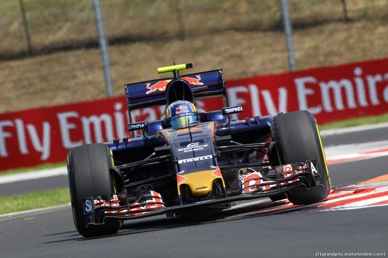 GP UNGHERIA, 22.07.2016 - Prove Libere 1, Carlos Sainz Jr (ESP) Scuderia Toro Rosso STR11