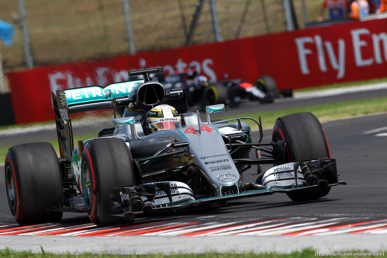 GP UNGHERIA, 22.07.2016 - Prove Libere 1, Lewis Hamilton (GBR) Mercedes AMG F1 W07 Hybrid