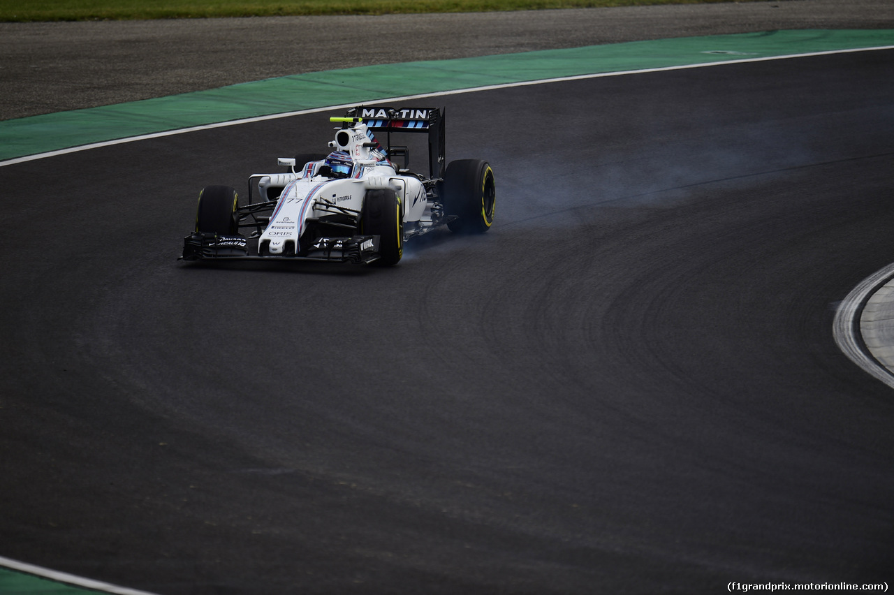 GP UNGHERIA, 22.07.2016 - Prove Libere 1, Valtteri Bottas (FIN) Williams FW38