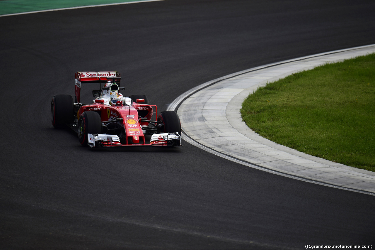 GP UNGHERIA, 22.07.2016 - Prove Libere 1, Sebastian Vettel (GER) Ferrari SF16-H