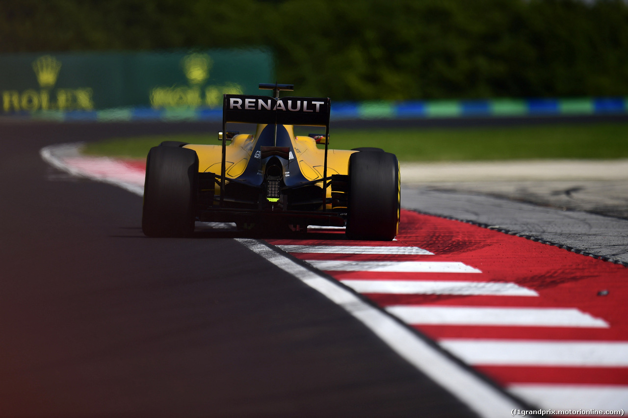 GP UNGHERIA, 22.07.2016 - Prove Libere 1, Esteban Ocon (FRA) Renault Sport Formula One Team Test Driver