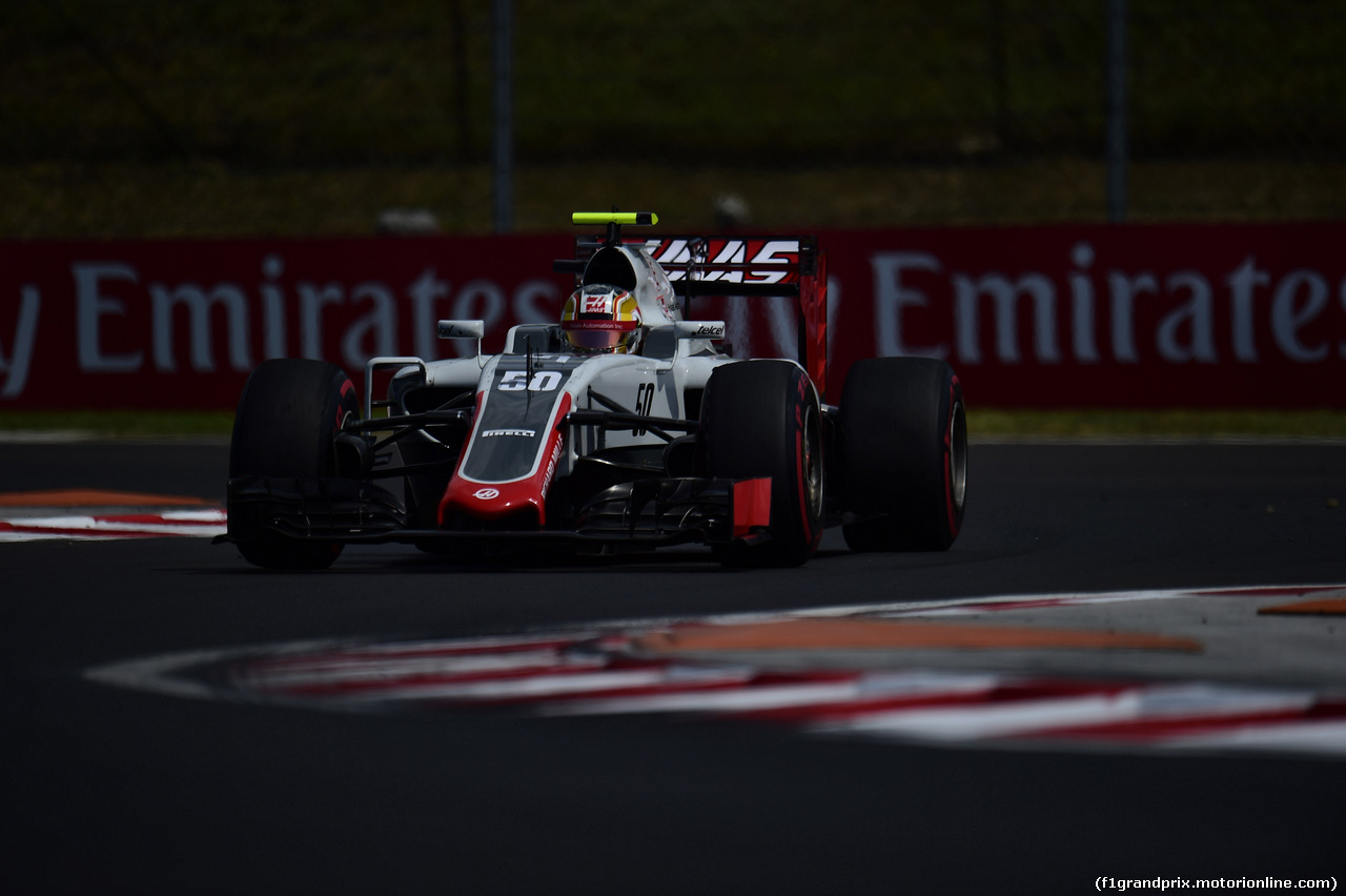 GP UNGHERIA, 22.07.2016 - Prove Libere 1, Charles Leclerc (MON) Test Driver Haas F1 Team VF-16