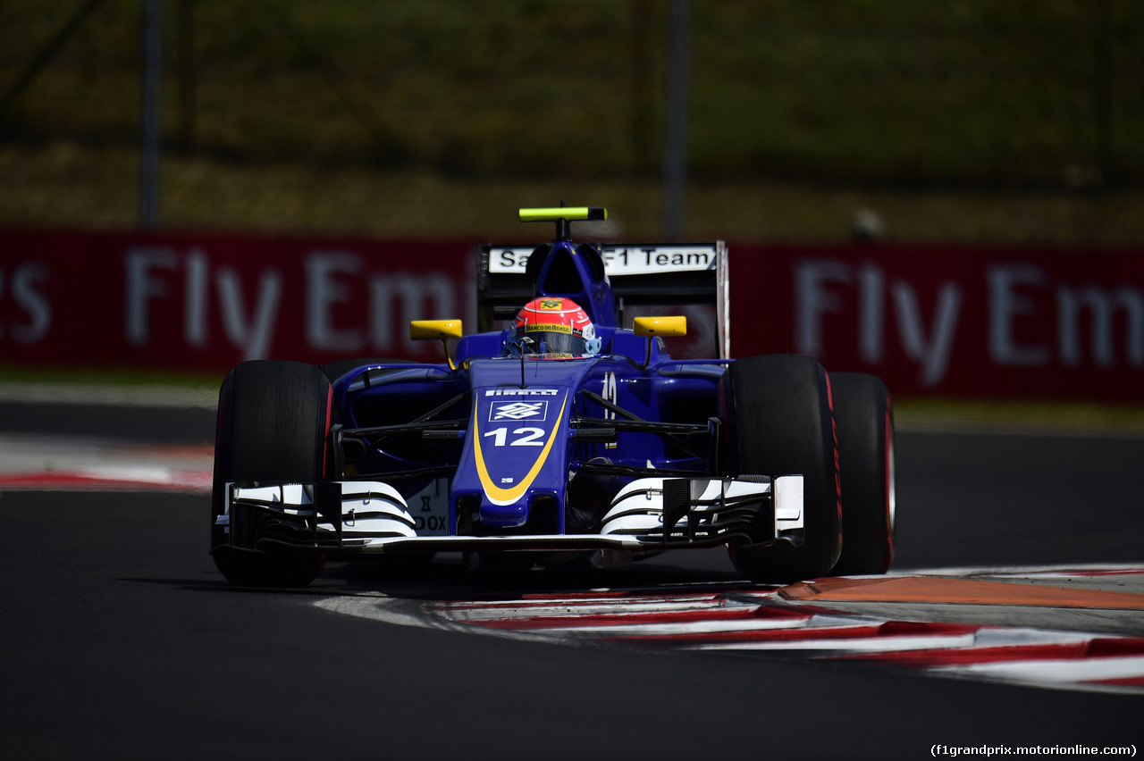 GP UNGHERIA, 22.07.2016 - Prove Libere 1, Felipe Nasr (BRA) Sauber C34