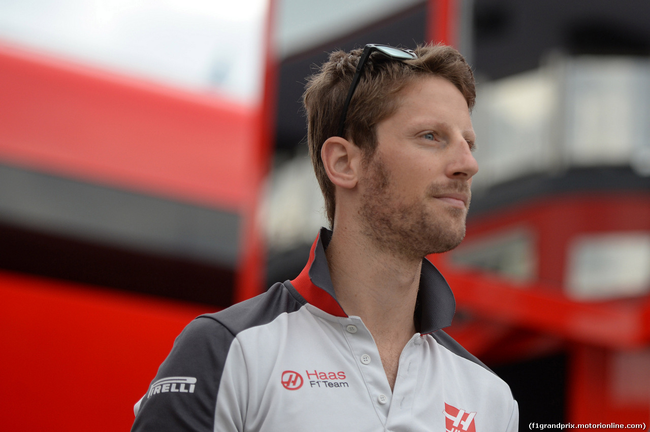 GP UNGHERIA, 22.07.2016 - Prove Libere 1, Romain Grosjean (FRA) Haas F1 Team VF-16