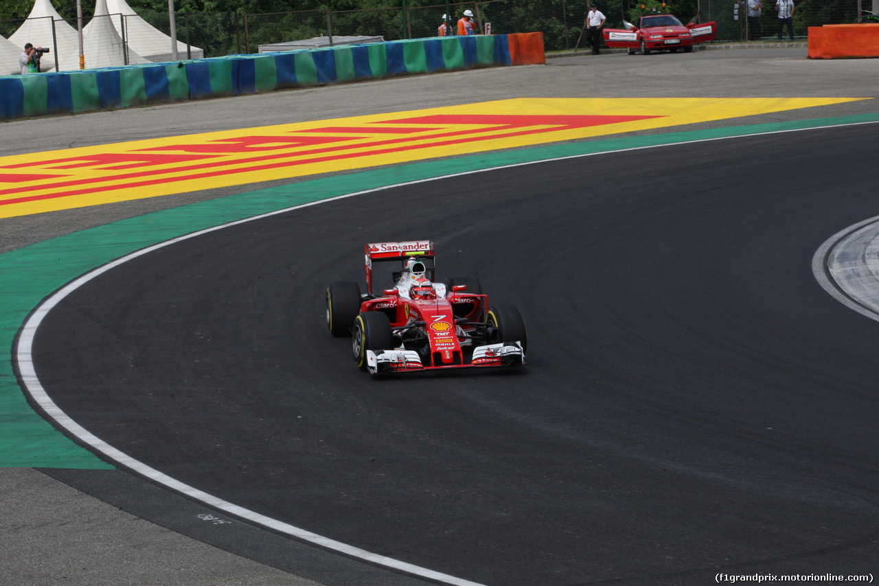 GP UNGHERIA, 22.07.2016 - Prove Libere 2, Kimi Raikkonen (FIN) Ferrari SF16-H
