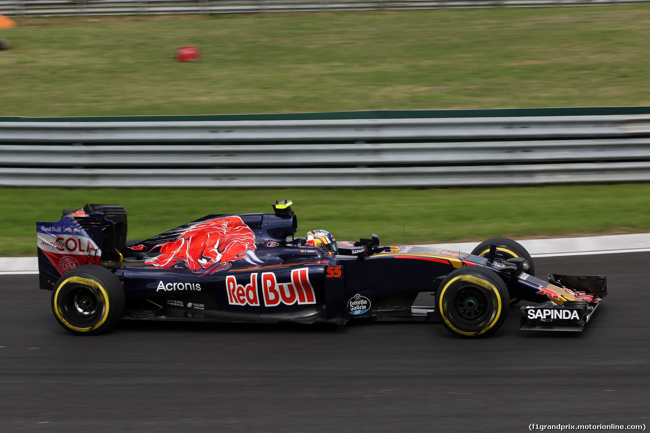 GP UNGHERIA, 22.07.2016 - Prove Libere 2, Carlos Sainz Jr (ESP) Scuderia Toro Rosso STR11