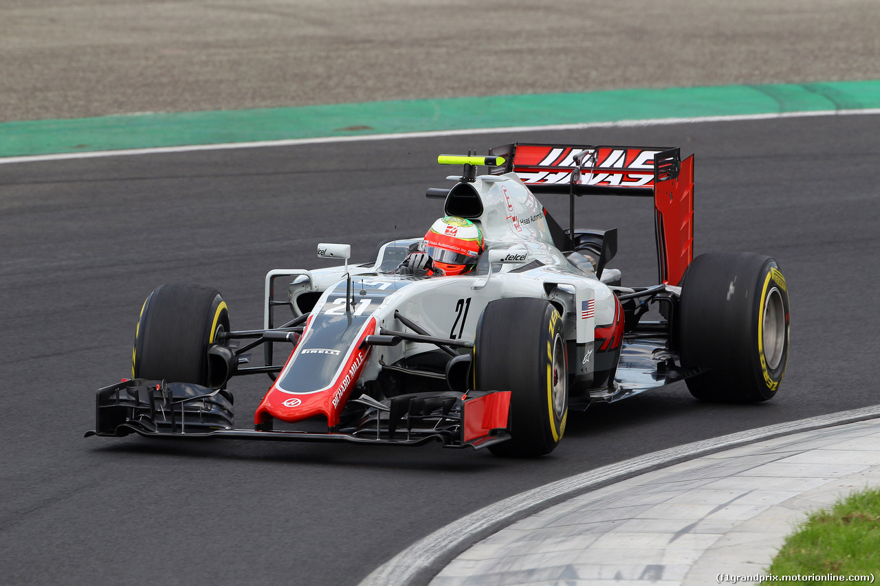 GP UNGHERIA, 22.07.2016 - Prove Libere 2, Esteban Gutierrez (MEX) Haas F1 Team VF-16