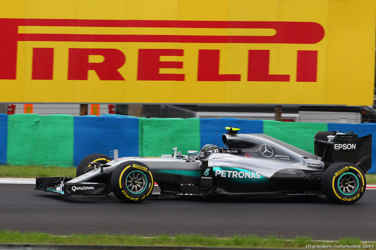 GP UNGHERIA, 22.07.2016 - Prove Libere 2, Nico Rosberg (GER) Mercedes AMG F1 W07 Hybrid