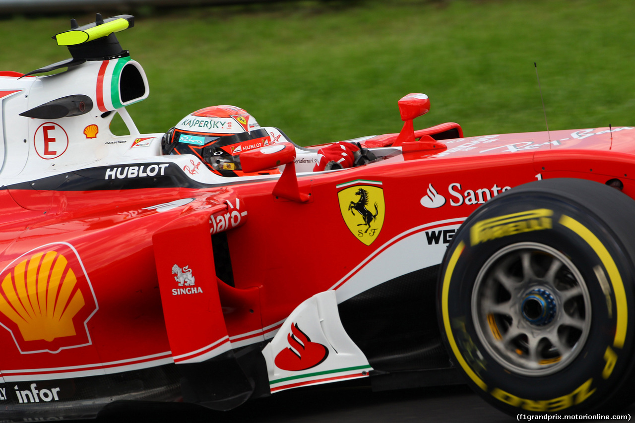 GP UNGHERIA, 22.07.2016 - Prove Libere 2, Kimi Raikkonen (FIN) Ferrari SF16-H