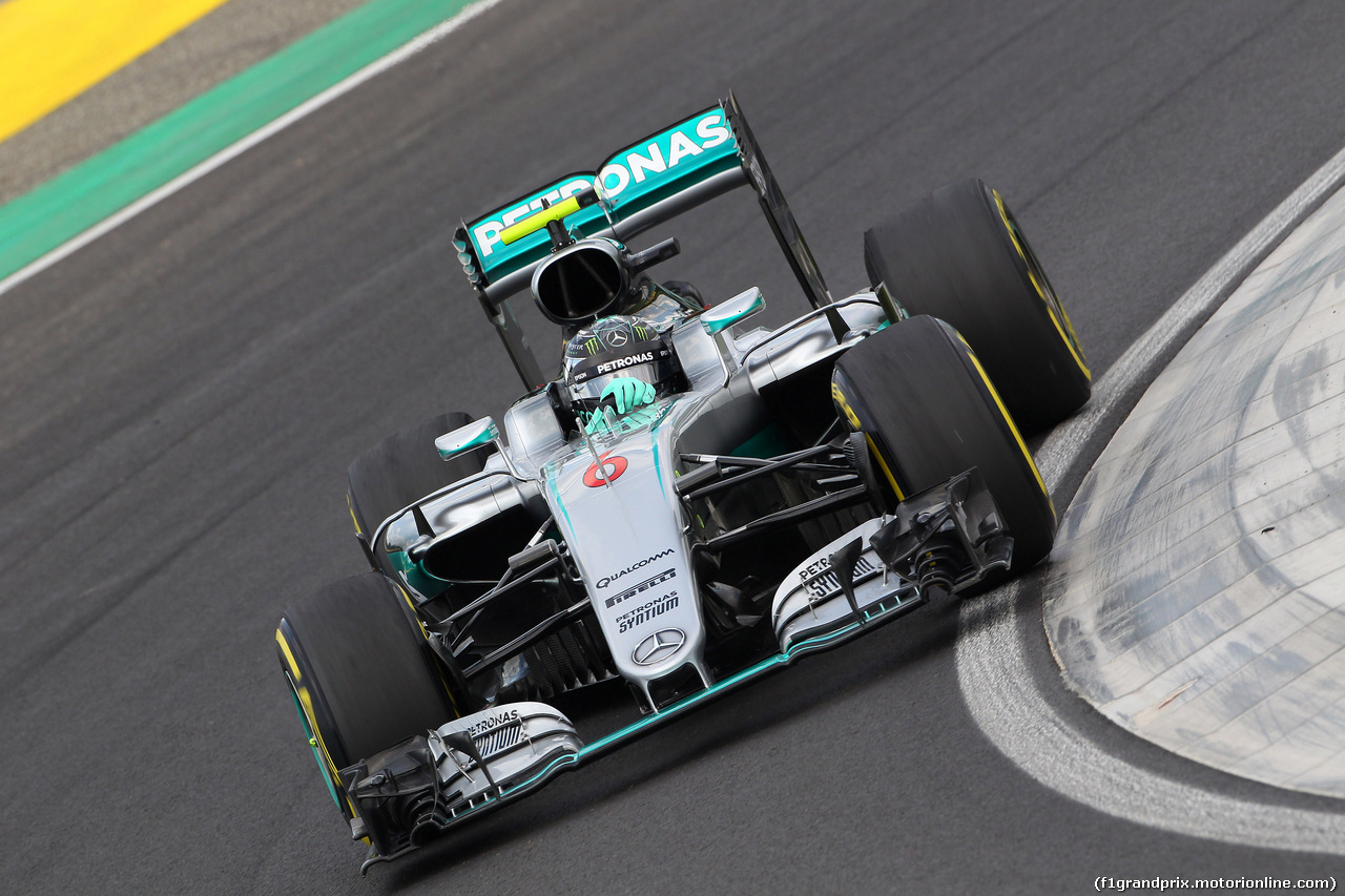 GP UNGHERIA, 22.07.2016 - Prove Libere 2, Nico Rosberg (GER) Mercedes AMG F1 W07 Hybrid