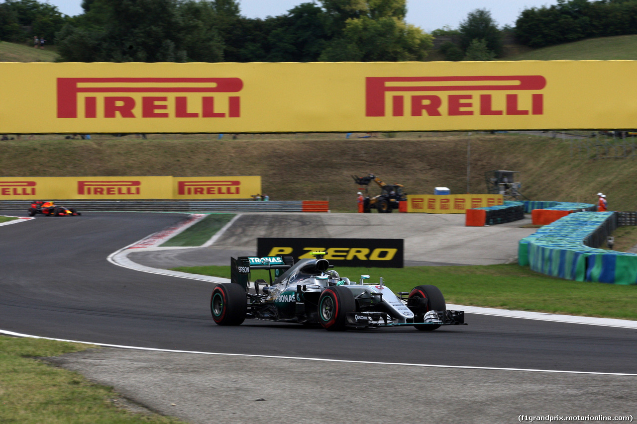 GP UNGHERIA, 22.07.2016 - Prove Libere 2, Nico Rosberg (GER) Mercedes AMG F1 W07 Hybrid