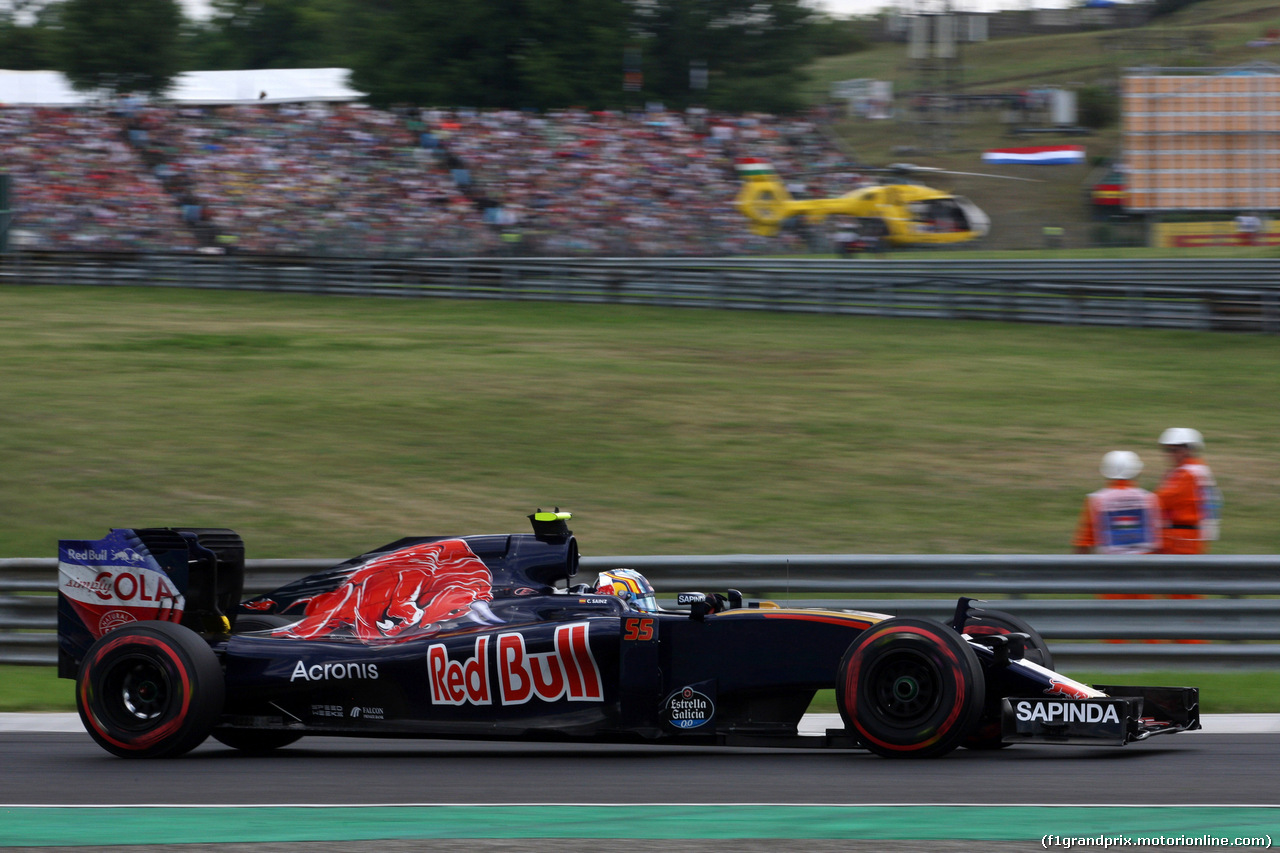 GP UNGHERIA, 22.07.2016 - Prove Libere 2, Carlos Sainz Jr (ESP) Scuderia Toro Rosso STR11
