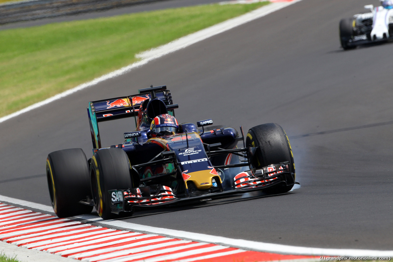 GP UNGHERIA, 22.07.2016 - Prove Libere 2, Daniil Kvyat (RUS) Scuderia Toro Rosso STR11