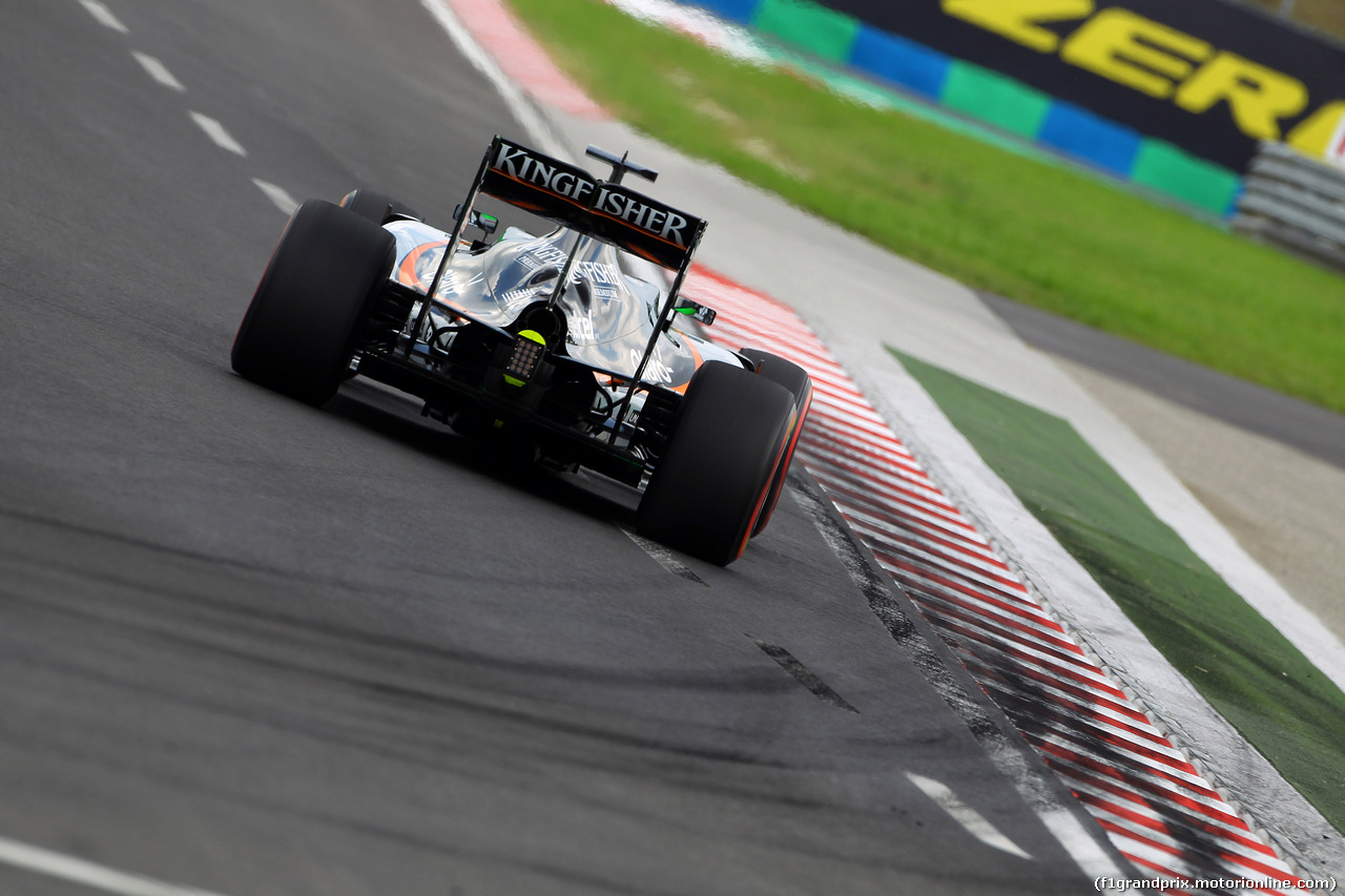 GP UNGHERIA, 22.07.2016 - Prove Libere 2, Nico Hulkenberg (GER) Sahara Force India F1 VJM09