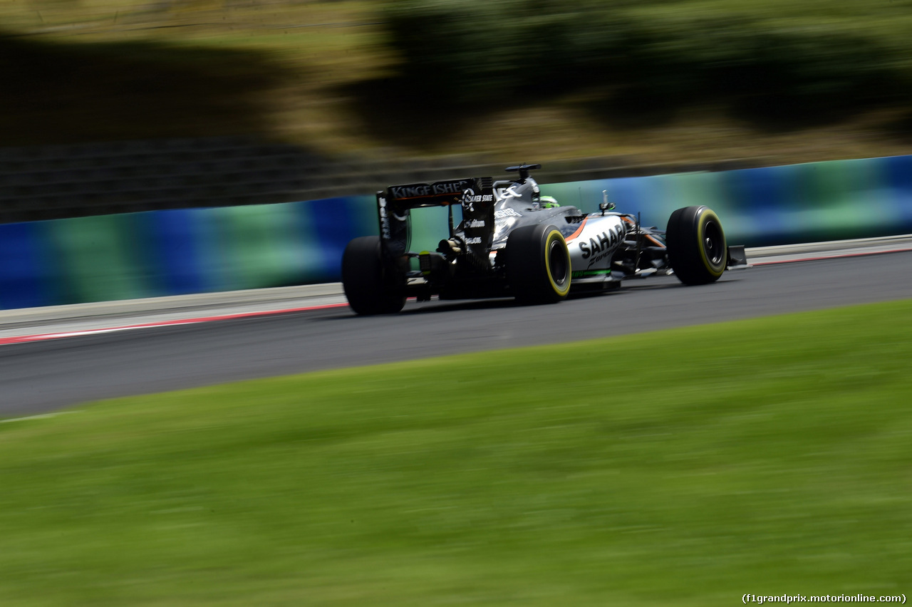 GP UNGHERIA, 22.07.2016 - Prove Libere 2, Nico Hulkenberg (GER) Sahara Force India F1 VJM09