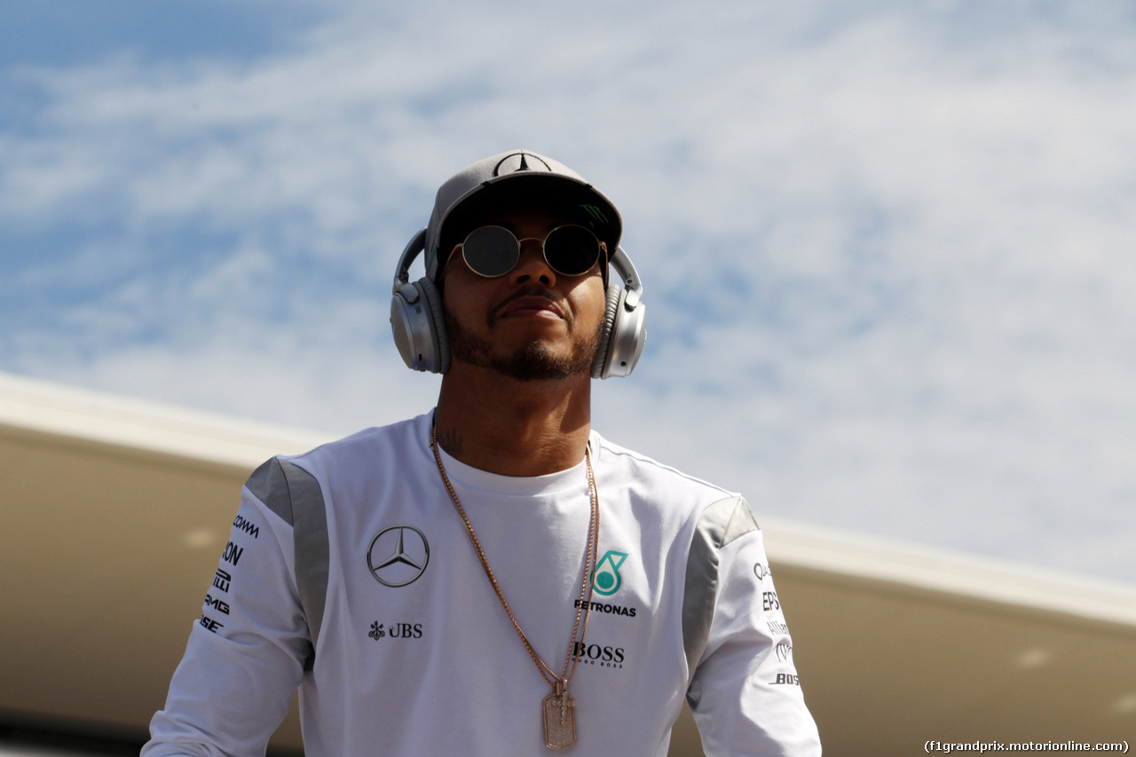 GP USA, 23.10.2016 - Lewis Hamilton (GBR) Mercedes AMG F1 W07 Hybrid