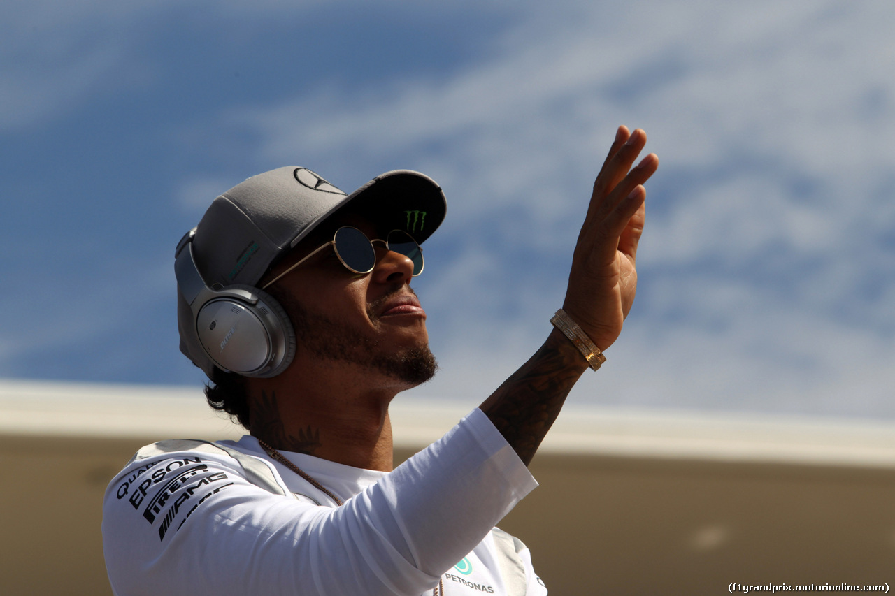 GP USA, 23.10.2016 - Lewis Hamilton (GBR) Mercedes AMG F1 W07 Hybrid