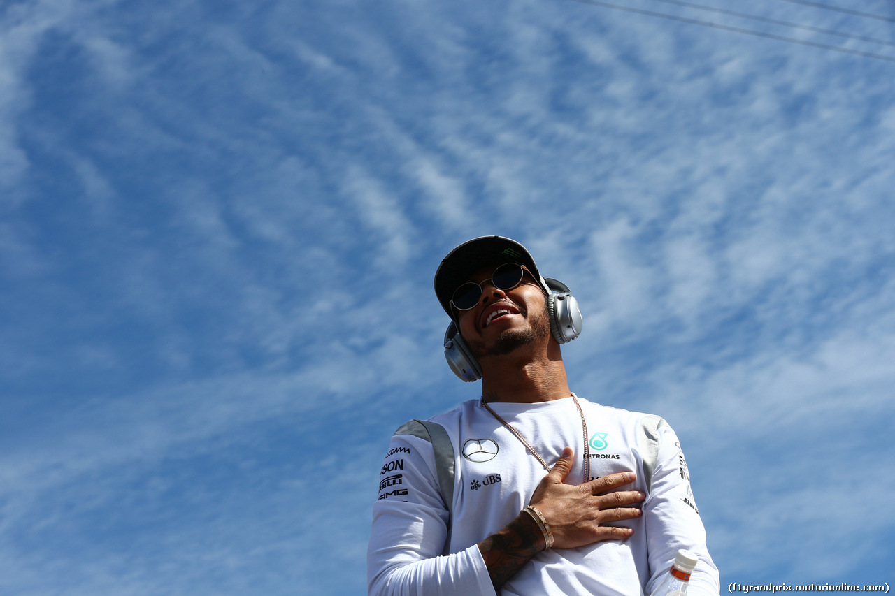 GP USA, 23.10.2016 - Lewis Hamilton (GBR) Mercedes AMG F1 W07 Hybrid