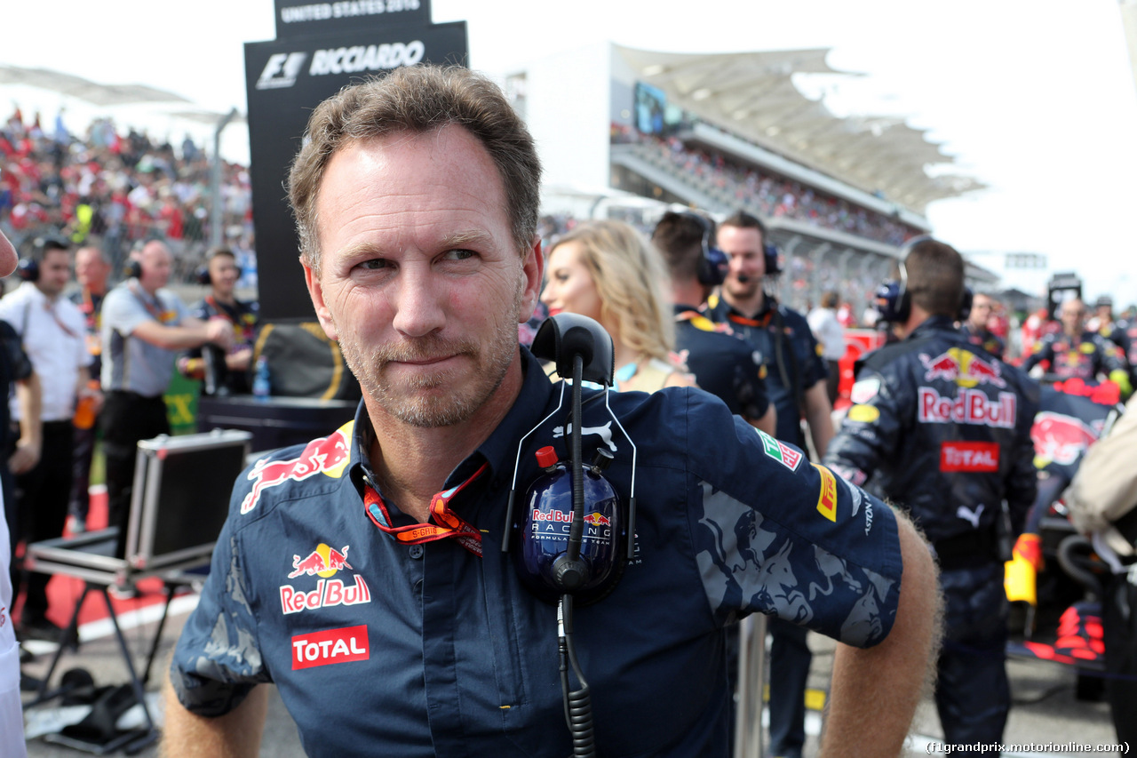 GP USA, 23.10.2016 - Gara, Christian Horner (GBR), Red Bull Racing, Sporting Director