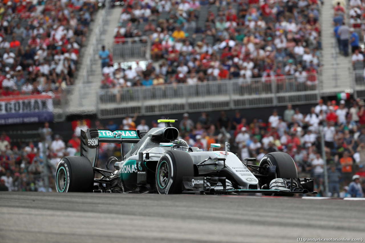 GP USA, 23.10.2016 - Gara, Nico Rosberg (GER) Mercedes AMG F1 W07 Hybrid