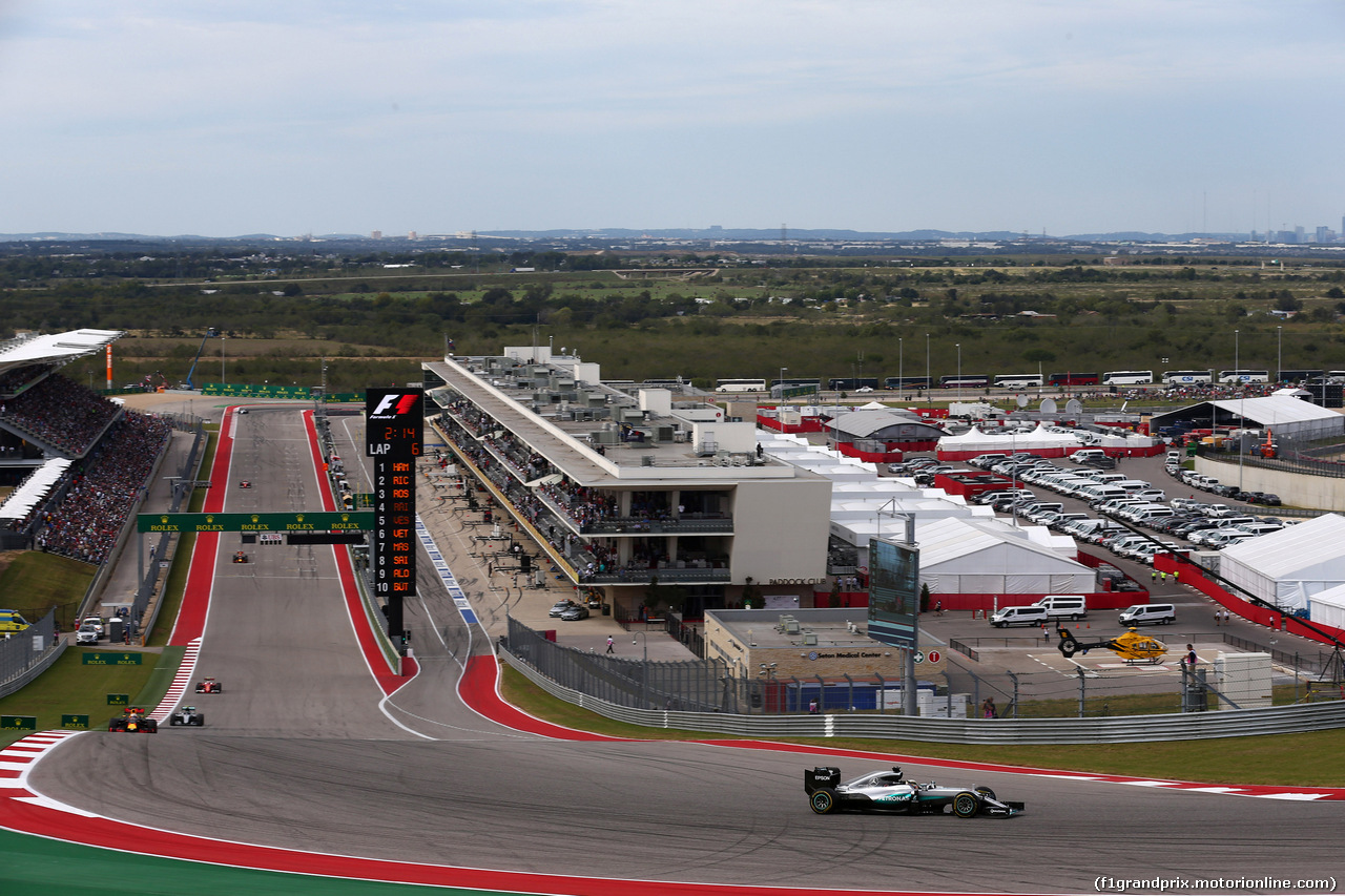 GP USA, 23.10.2016 - Gara, Lewis Hamilton (GBR) Mercedes AMG F1 W07 Hybrid