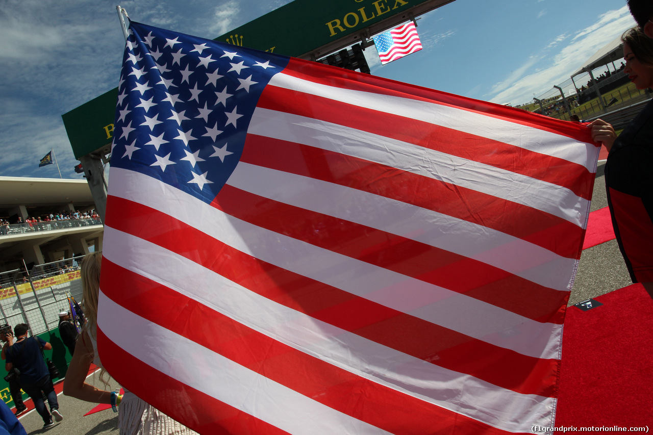 GP USA, 23.10.2016 - Gara, USA flag