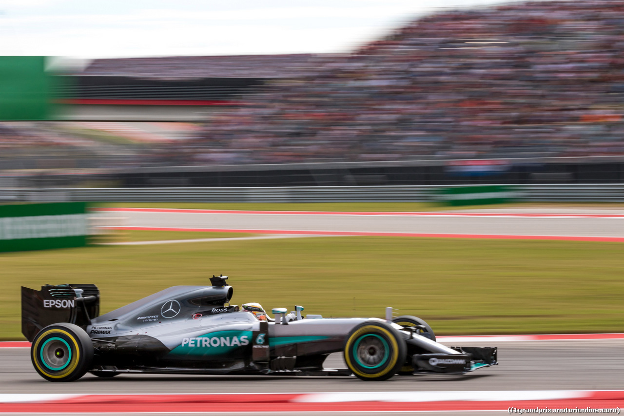 GP USA, 23.10.2016 - Gara, Lewis Hamilton (GBR) Mercedes AMG F1 W07 Hybrid