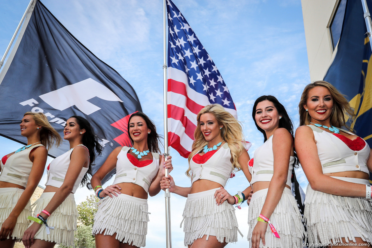 GP USA, 23.10.2016 - Gara, griglia Ragazzas