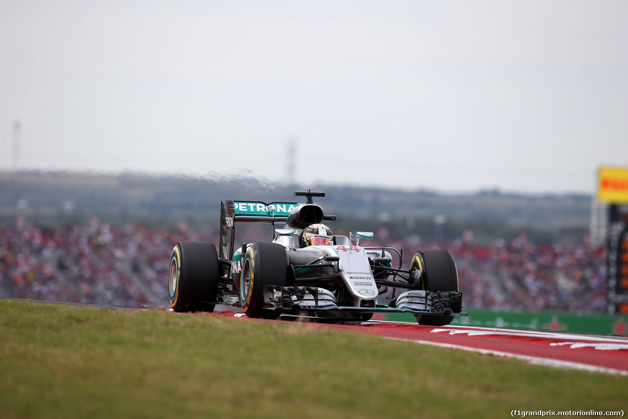 GP USA, 23.10.2016 - Gara, Lewis Hamilton (GBR) Mercedes AMG F1 W07 Hybrid