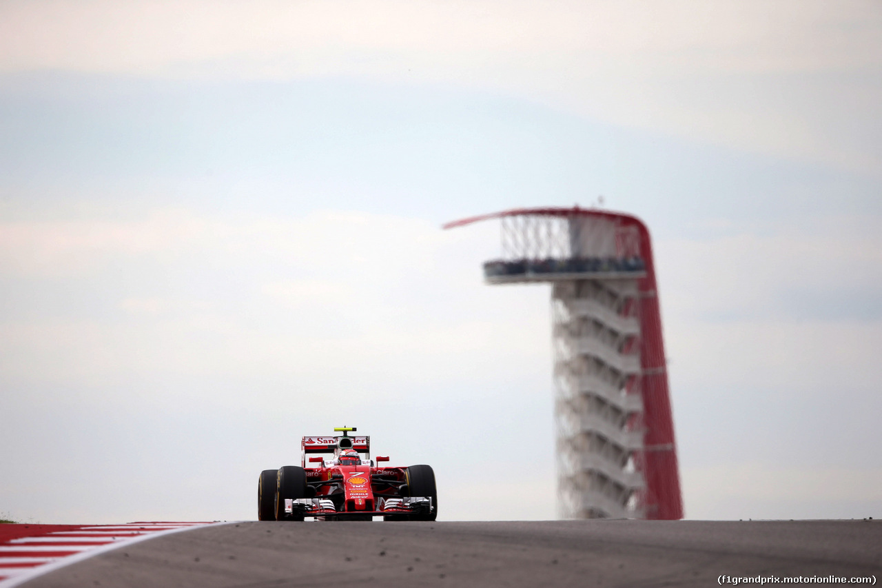 GP USA, 23.10.2016 - Gara, Kimi Raikkonen (FIN) Ferrari SF16-H