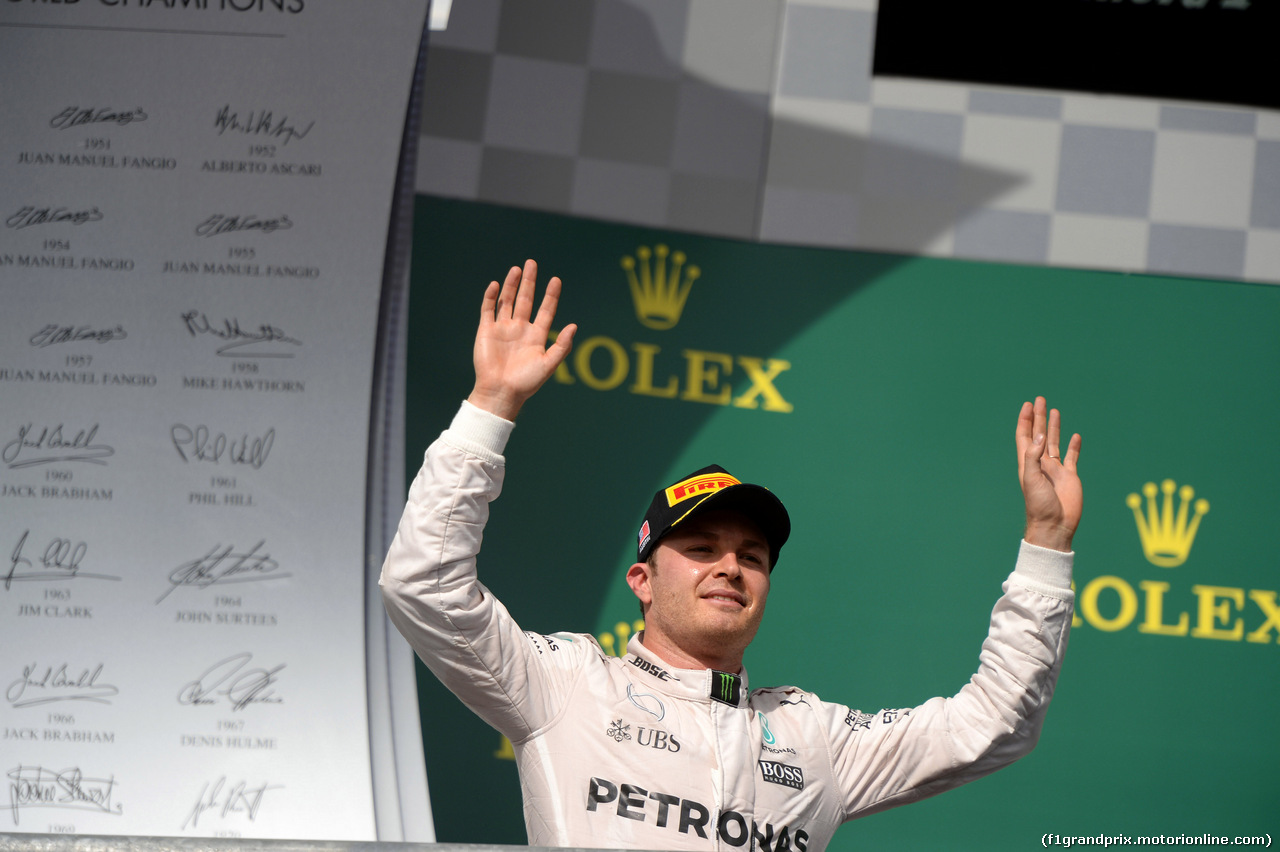 GP USA, 23.10.2016 - Gara, secondo Nico Rosberg (GER) Mercedes AMG F1 W07 Hybrid