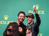 GP USA, 23.10.2016 - Gara, Gerard Butler, Actor e Daniel Ricciardo (AUS) Red Bull Racing RB12