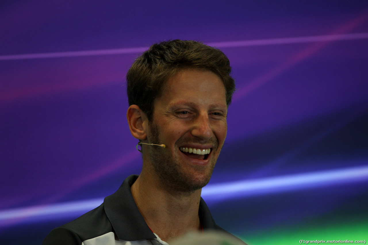 GP USA, 20.10.2016 - Conferenza Stampa, Romain Grosjean (FRA) Haas F1 Team VF-16