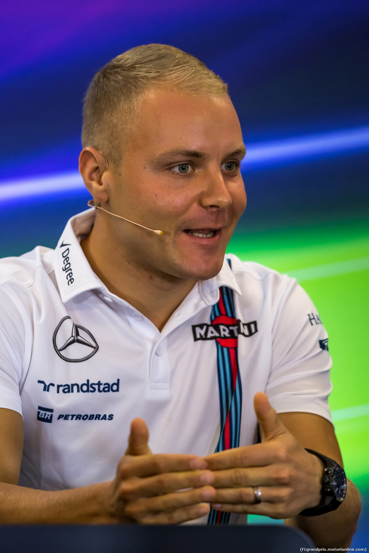 GP USA, 20.10.2016 - Conferenza Stampa, Valtteri Bottas (FIN) Williams FW38