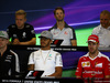 GP USA, 20.10.2016 - Conferenza Stampa, (Row Back) Kevin Magnussen (DEN) Renault Sport F1 Team RS16, Romain Grosjean (FRA) Haas F1 Team VF-16, Valtteri Bottas (FIN) Williams FW38, Nico Hulkenberg (GER) Sahara Force India F1 VJM09, Lewis Hamilton (GBR) Mercedes AMG F1 W07 Hybrid e Sebastian Vettel (GER) Ferrari SF16-H