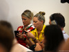 GP USA, 20.10.2016 -  Britta Roeske (AUT) Ferrari Press Officer e Aurelie Donzalot-Smith, Renault Press Officer
