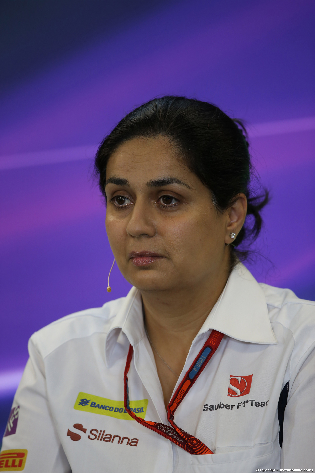 GP USA, 21.10.2016 - Conferenza Stampa, Monisha Kaltenborn (AUT), CEO e Team Principal, Sauber F1 Team