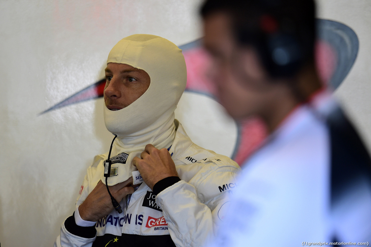 GP USA, 22.10.2016 - Prove Libere 3, Jenson Button (GBR)  McLaren Honda MP4-31