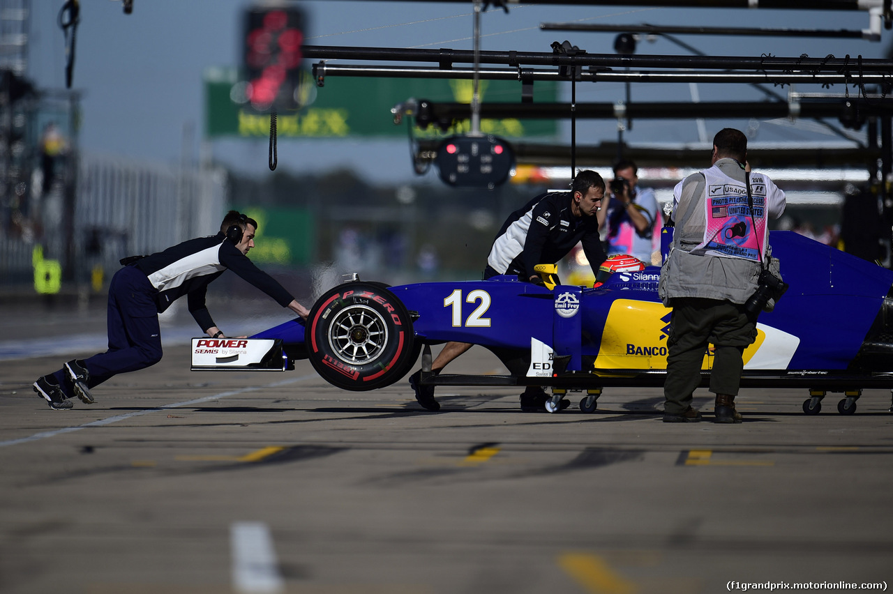 GP USA, 22.10.2016 - Prove Libere 3, Felipe Nasr (BRA) Sauber C34