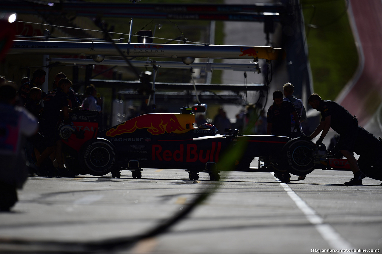 GP USA, 22.10.2016 - Prove Libere 3, Max Verstappen (NED) Red Bull Racing RB12