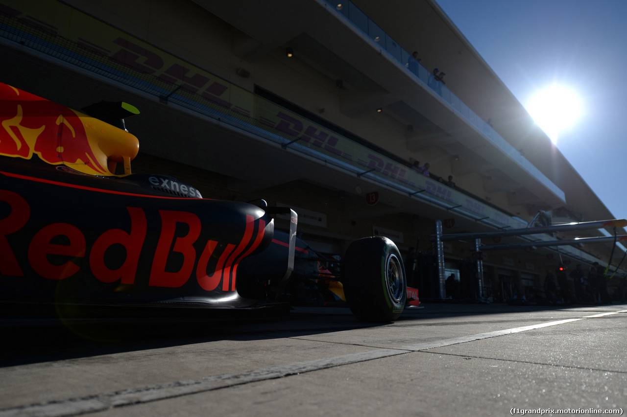 GP USA, 22.10.2016 - Prove Libere 3, Max Verstappen (NED) Red Bull Racing RB12