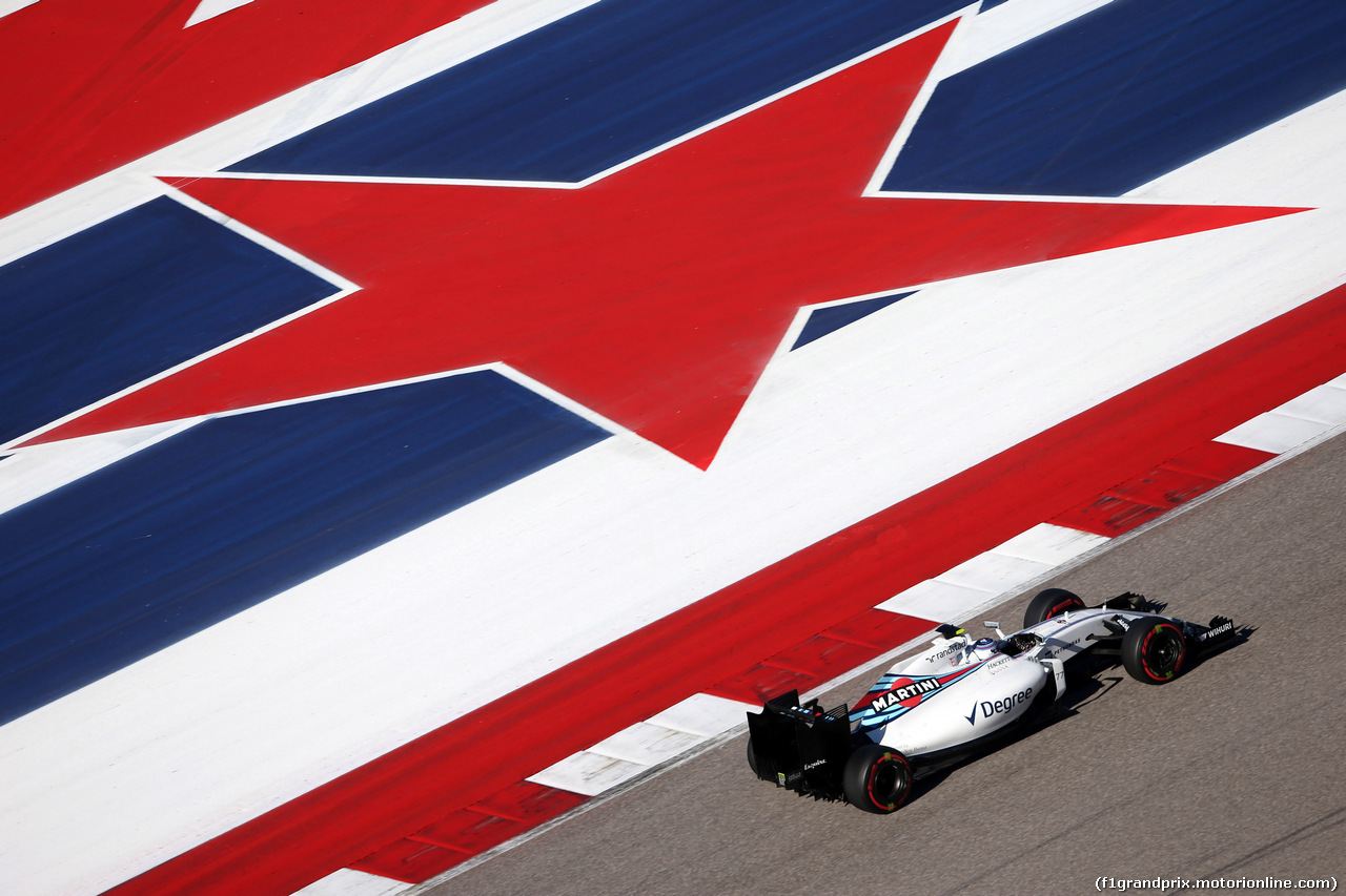 GP USA, 22.10.2016 - Prove Libere 3, Valtteri Bottas (FIN) Williams FW38