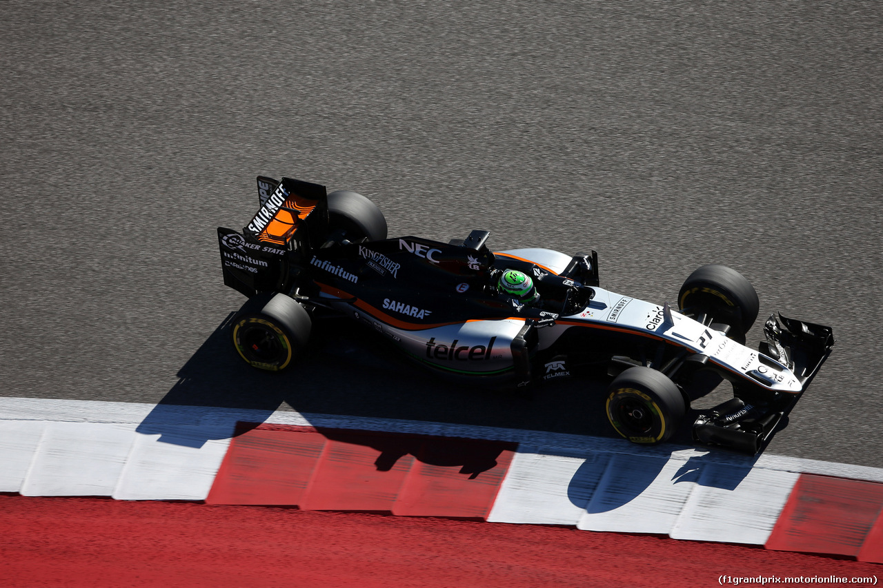 GP USA, 22.10.2016 - Prove Libere 3, Nico Hulkenberg (GER) Sahara Force India F1 VJM09