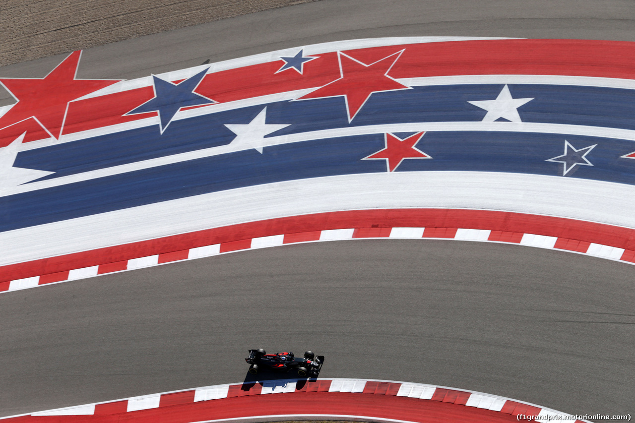 GP USA, 22.10.2016 - Prove Libere 3, Fernando Alonso (ESP) McLaren Honda MP4-31