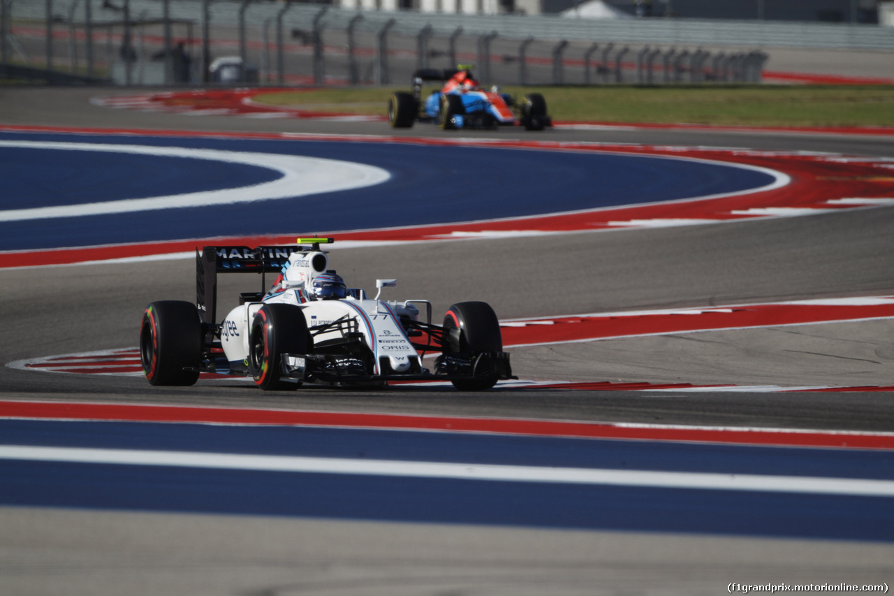 GP USA, 22.10.2016 - Prove Libere 3, Valtteri Bottas (FIN) Williams FW38