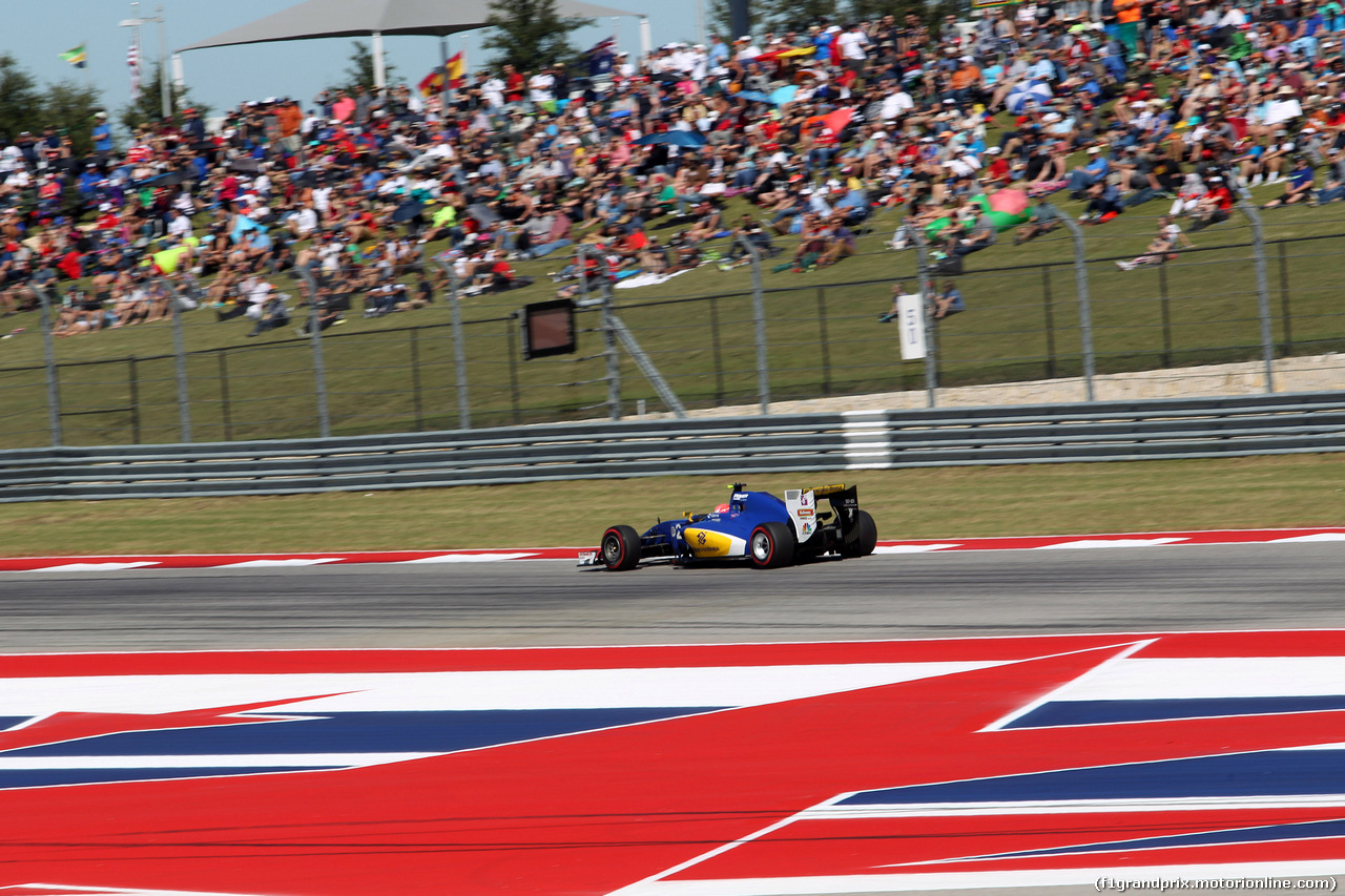 GP USA, 22.10.2016 - Qualifiche, Felipe Nasr (BRA) Sauber C34