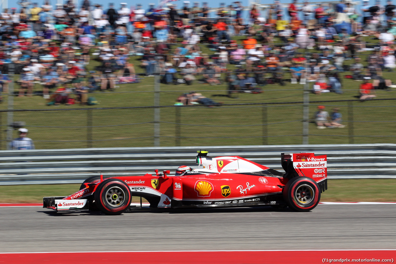 GP USA, 22.10.2016 - Qualifiche, Kimi Raikkonen (FIN) Ferrari SF16-H