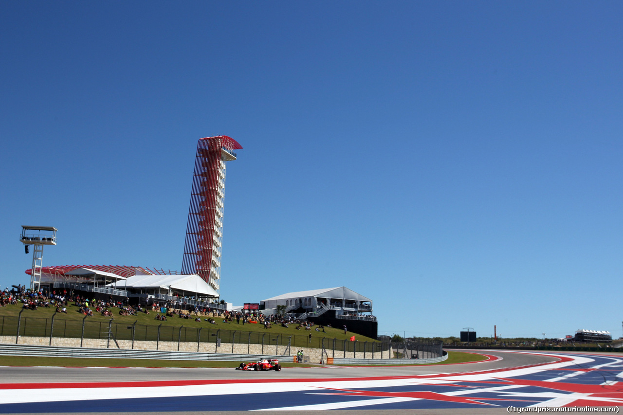 GP USA, 22.10.2016 - Qualifiche, Sebastian Vettel (GER) Ferrari SF16-H