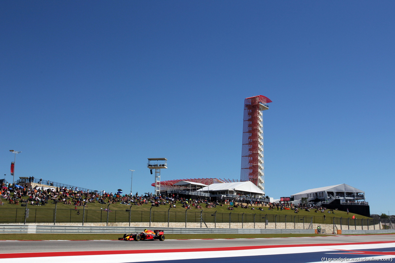 GP USA, 22.10.2016 - Qualifiche, Daniel Ricciardo (AUS) Red Bull Racing RB12