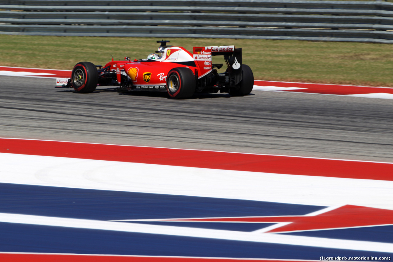 GP USA, 22.10.2016 - Qualifiche, Sebastian Vettel (GER) Ferrari SF16-H